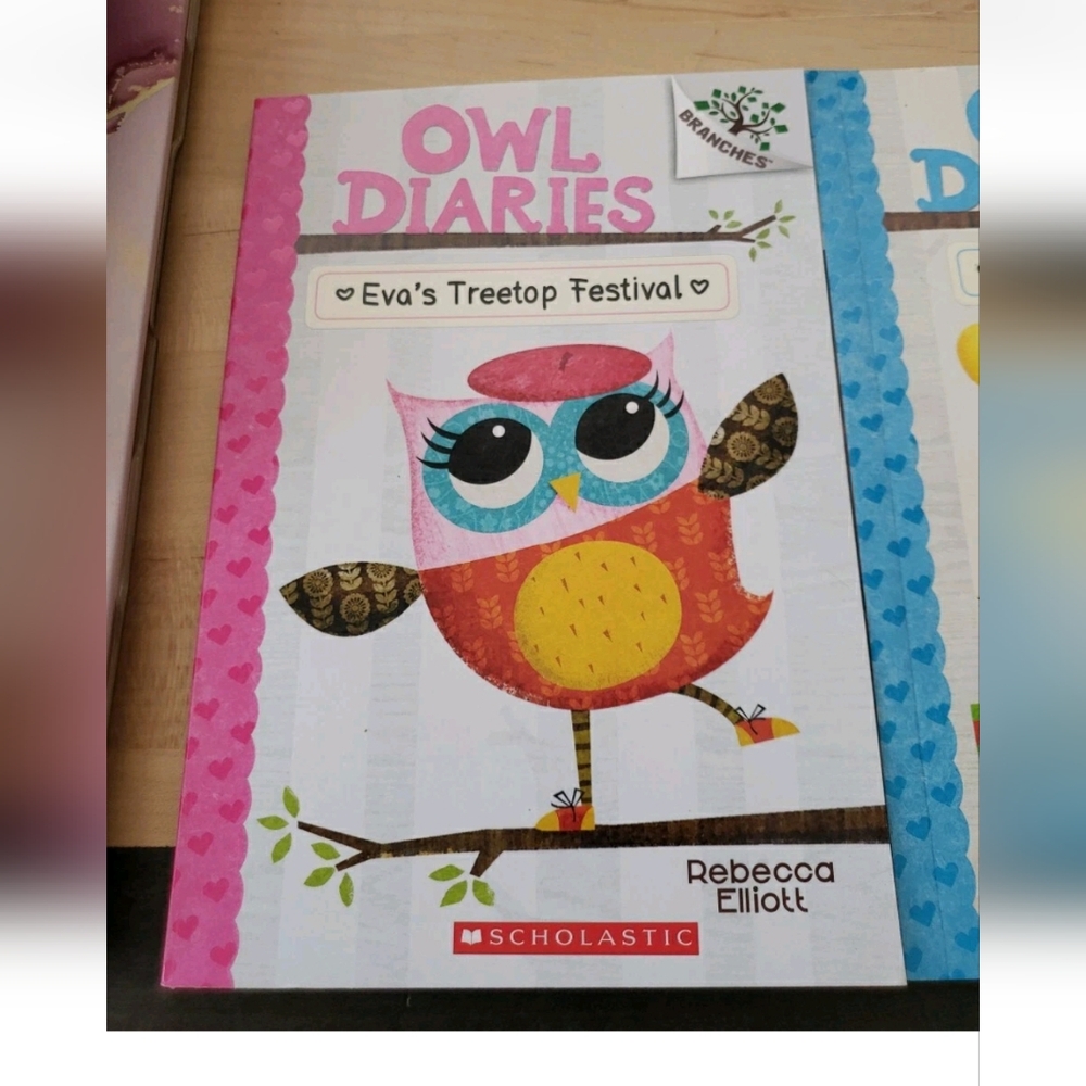 Scholastic Owl Diaries By Rebecca Elliot Books Lot Of 3 - Picture 2 of 6